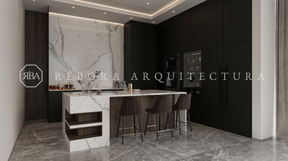 Rebora Arquitectos | Casa en venta en Las Cañadas. Precioso vestidor boutique de lujo.