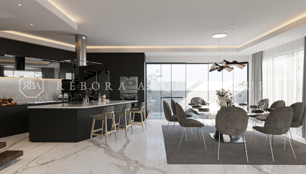 Rebora Arquitectos | Casa en venta en El Cielo Country Club Precioso vestidor boutique de lujo.