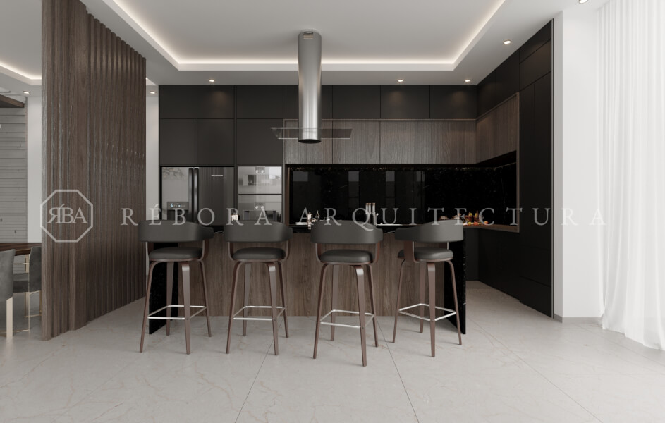 Rebora Arquitectos | Casa en venta Providencia Hermosa cocina de ultra lujo.